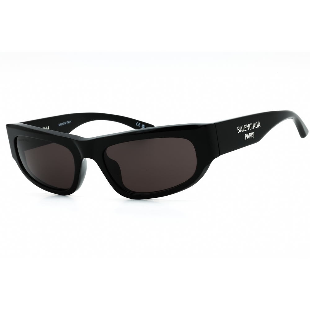 Balenciaga BB0388S Sunglasses Black Acetate Rectangle